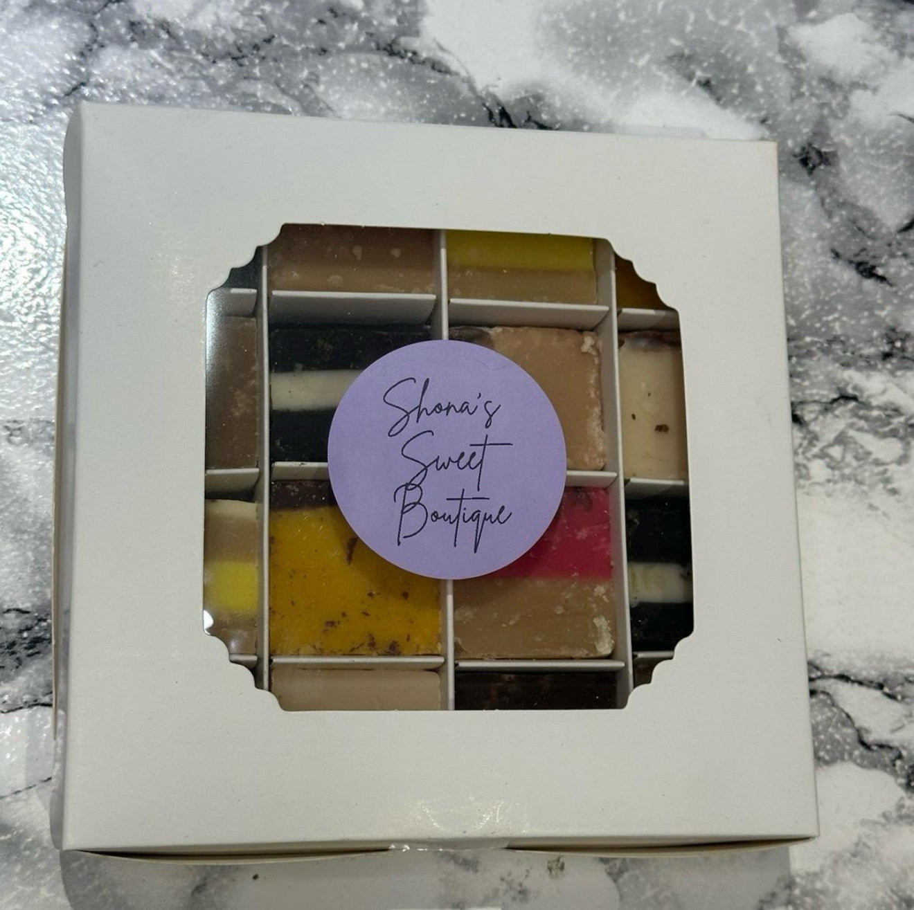 16 piece Assorted Fudge Box