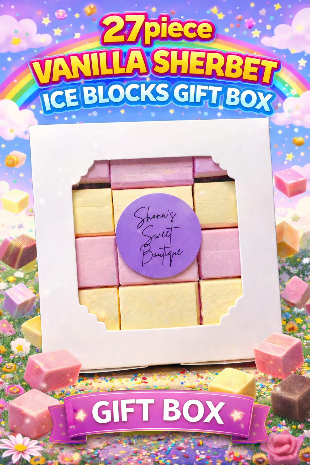 27 x Sherbet Ice Block Gift Box